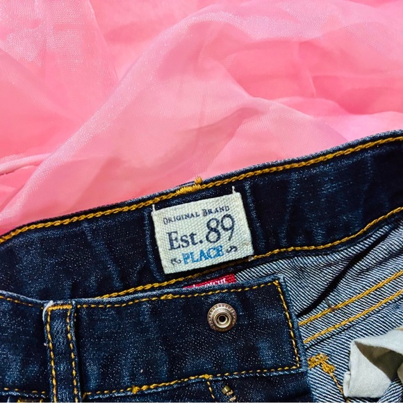 1989 Place Kids Dark Blue Jeans - Picture 4 of 4